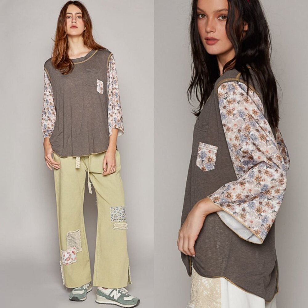 50299 POL Flare Sleeve Tee - Picture 4 of 4